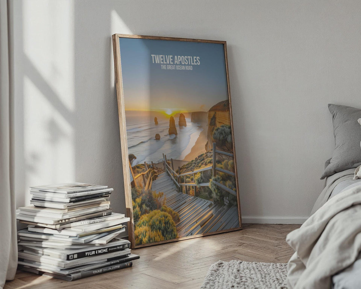 Twelve Apostles Wall Art Coastal Landscape Print - WanderWall