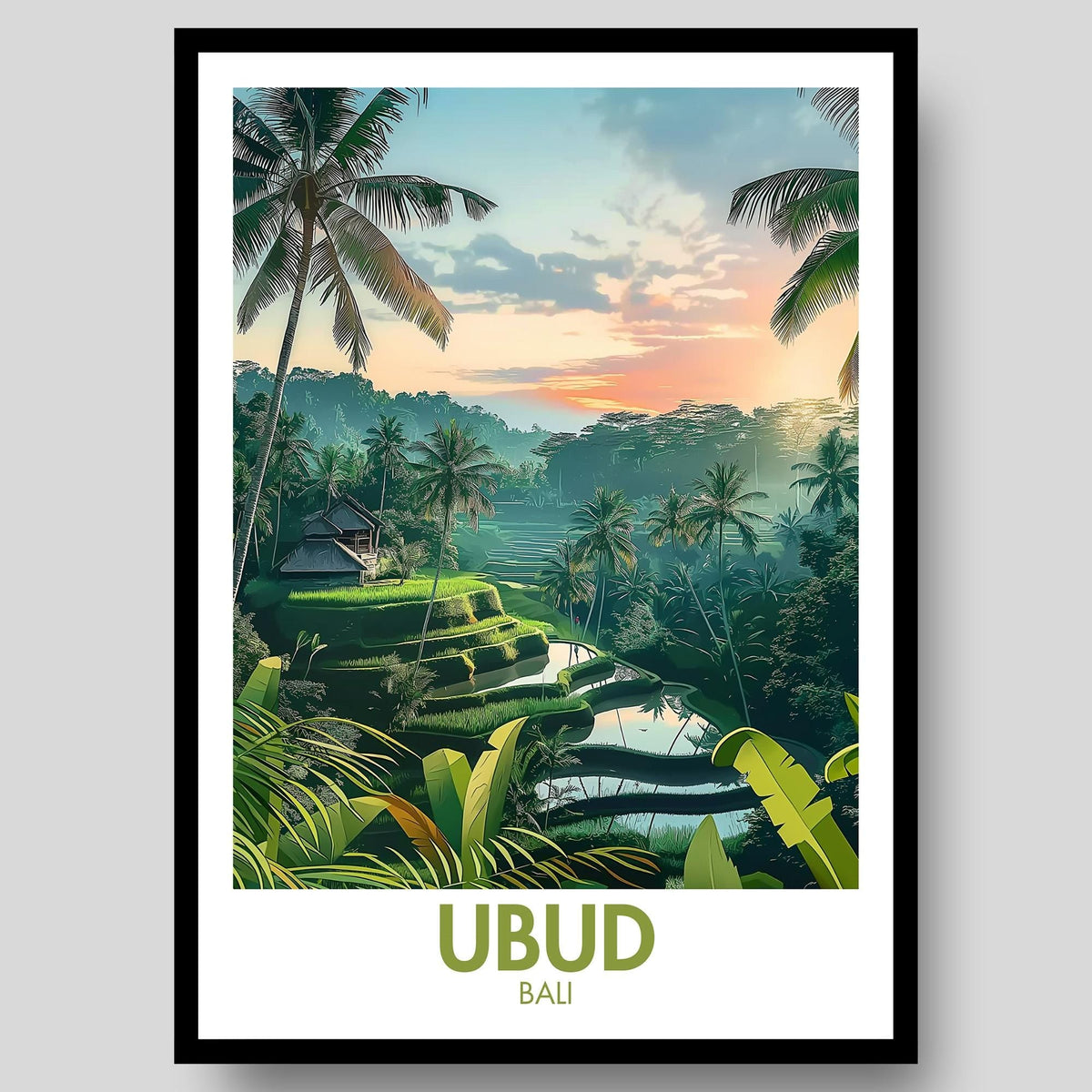 Ubud Poster - WanderWall