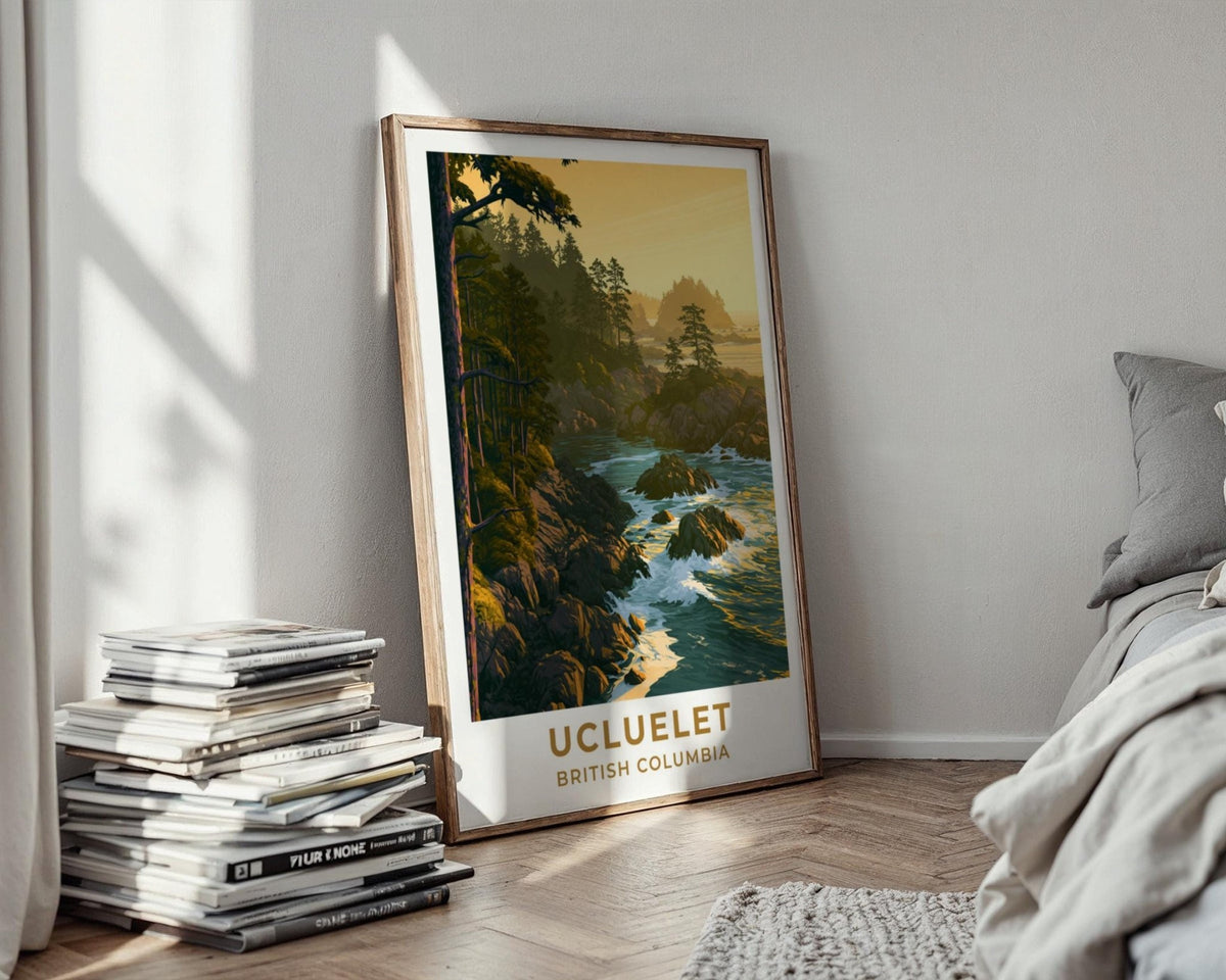 Ucluelet British Columbia Travel Poster - WanderWall