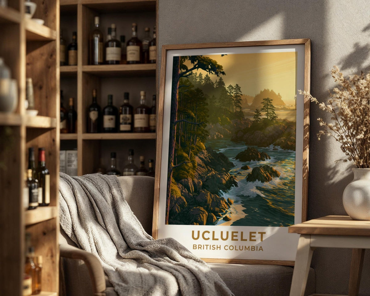 Ucluelet British Columbia Travel Poster - WanderWall