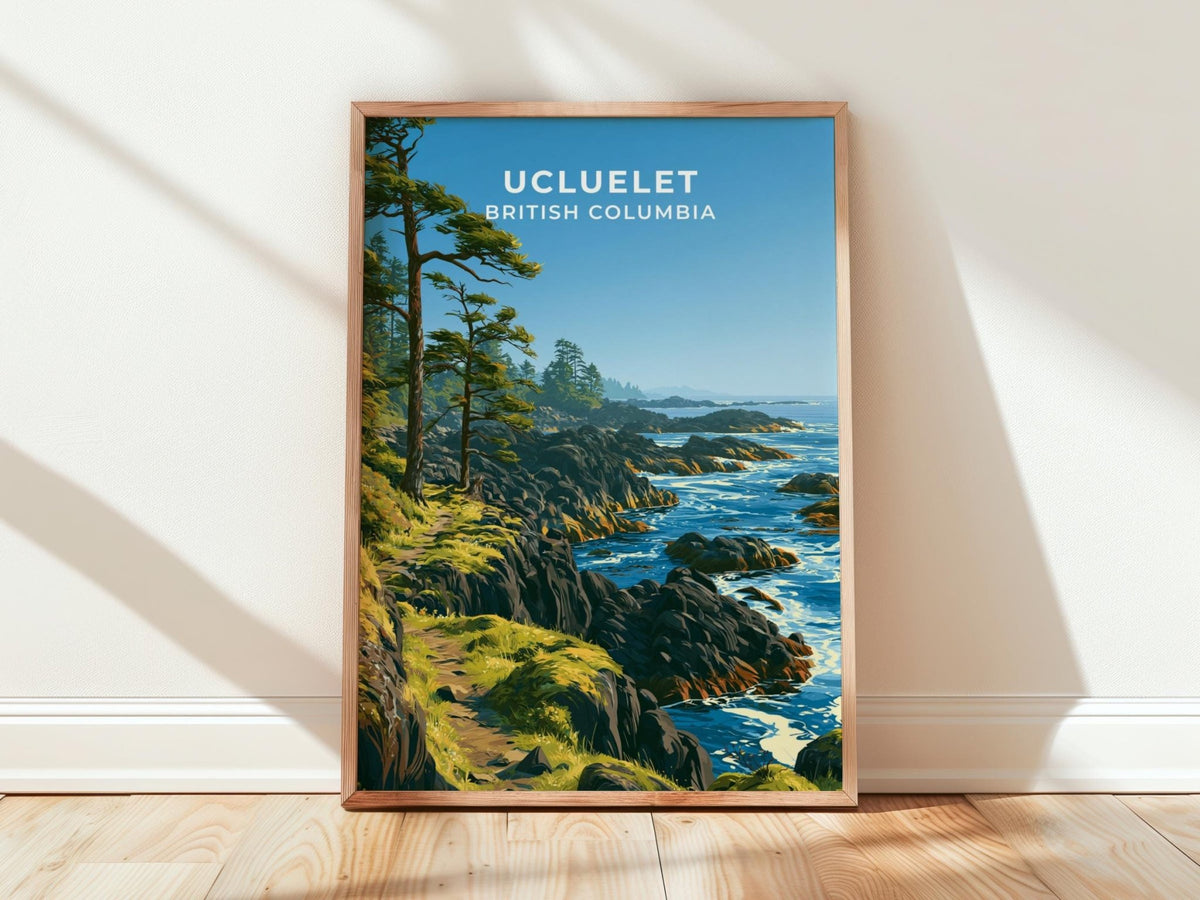 Ucluelet British Columbia Travel Poster - WanderWall