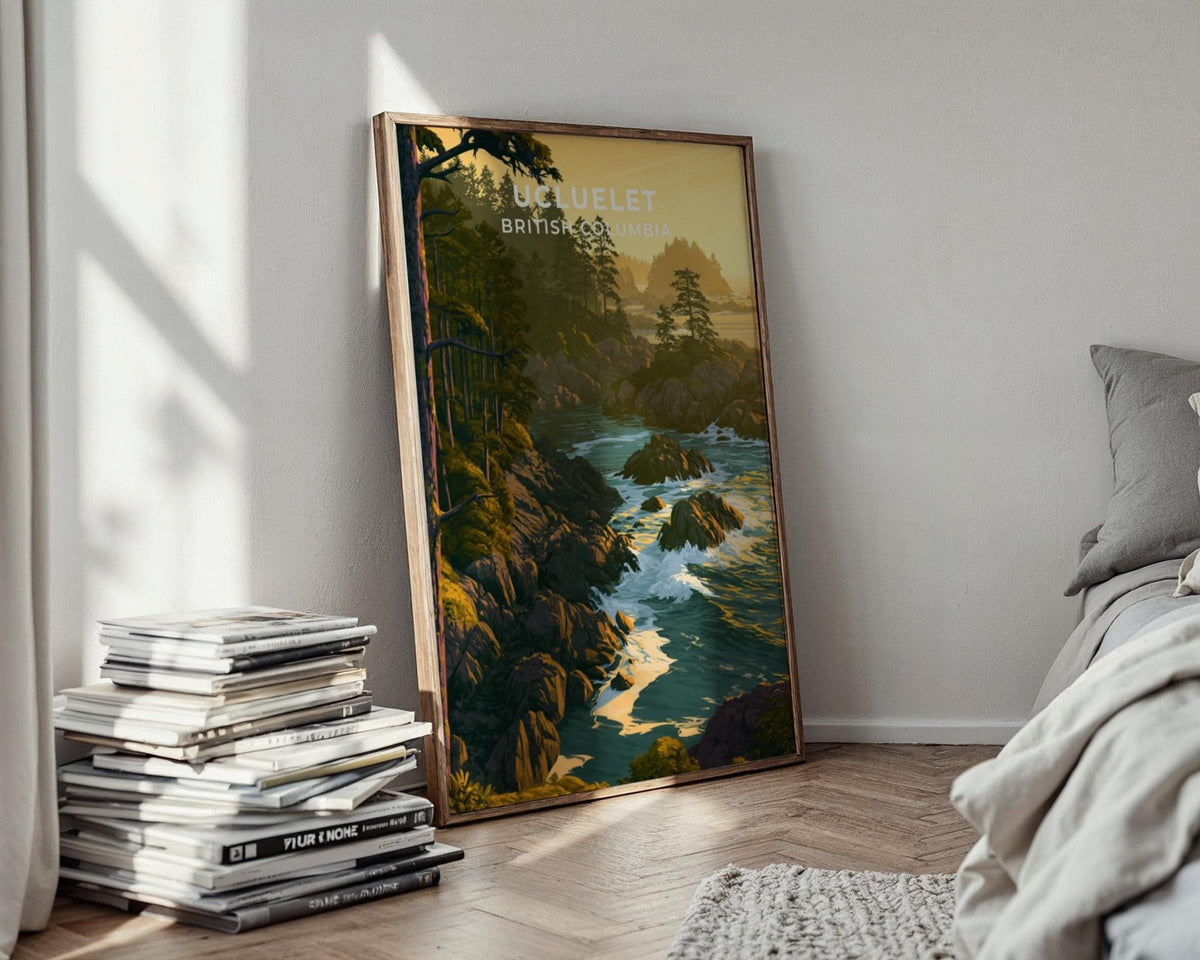 Ucluelet British Columbia Travel Poster - WanderWall