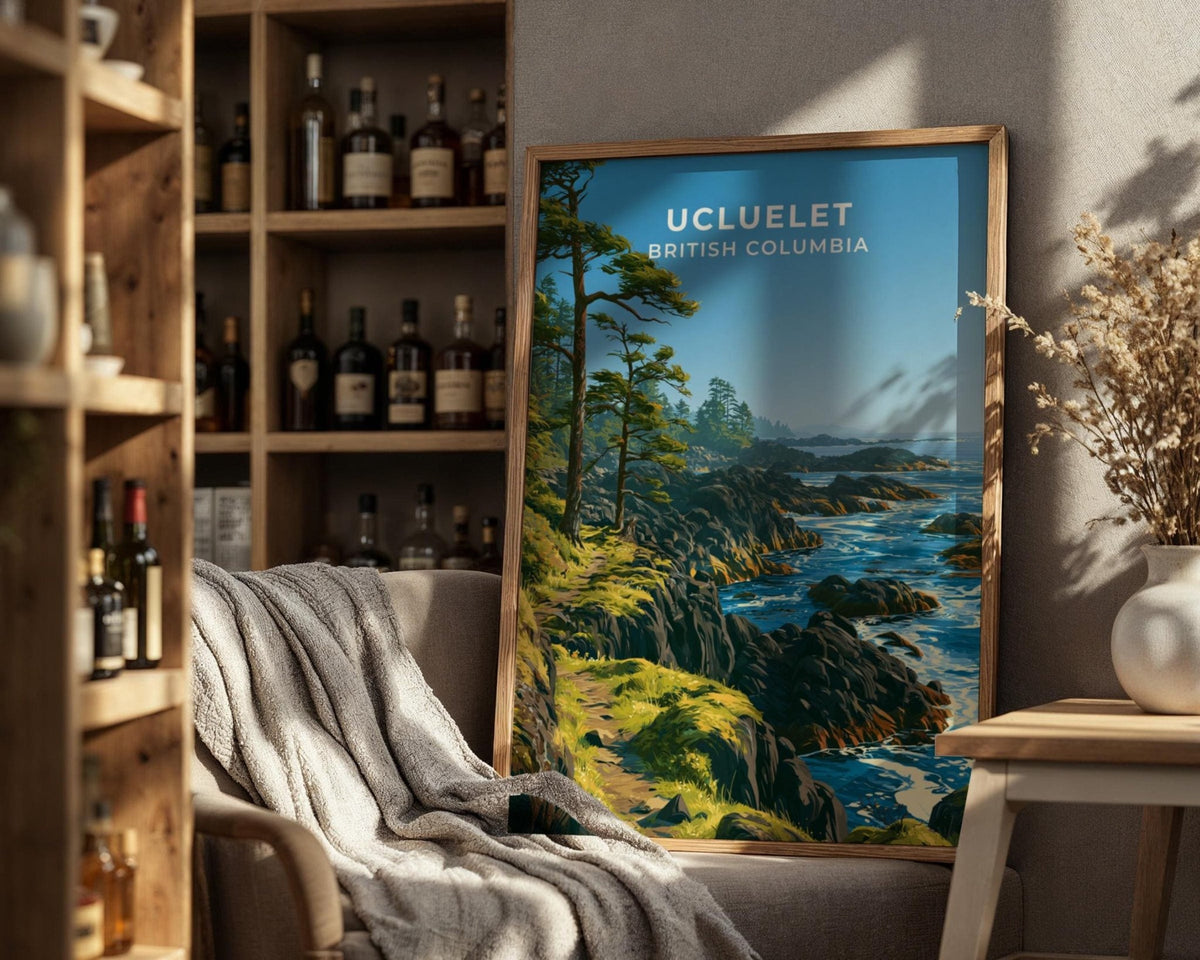 Ucluelet British Columbia Travel Poster - WanderWall