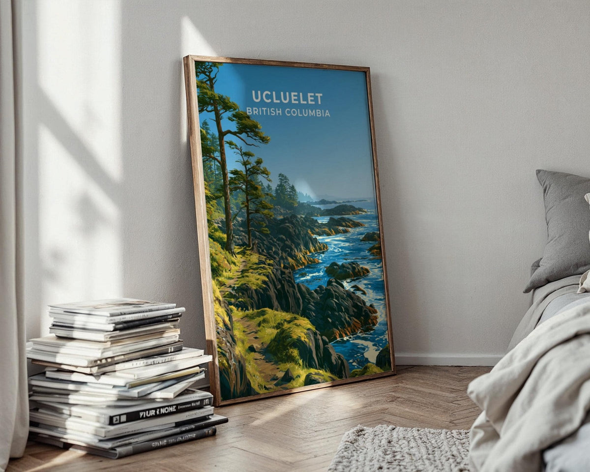 Ucluelet British Columbia Travel Poster - WanderWall