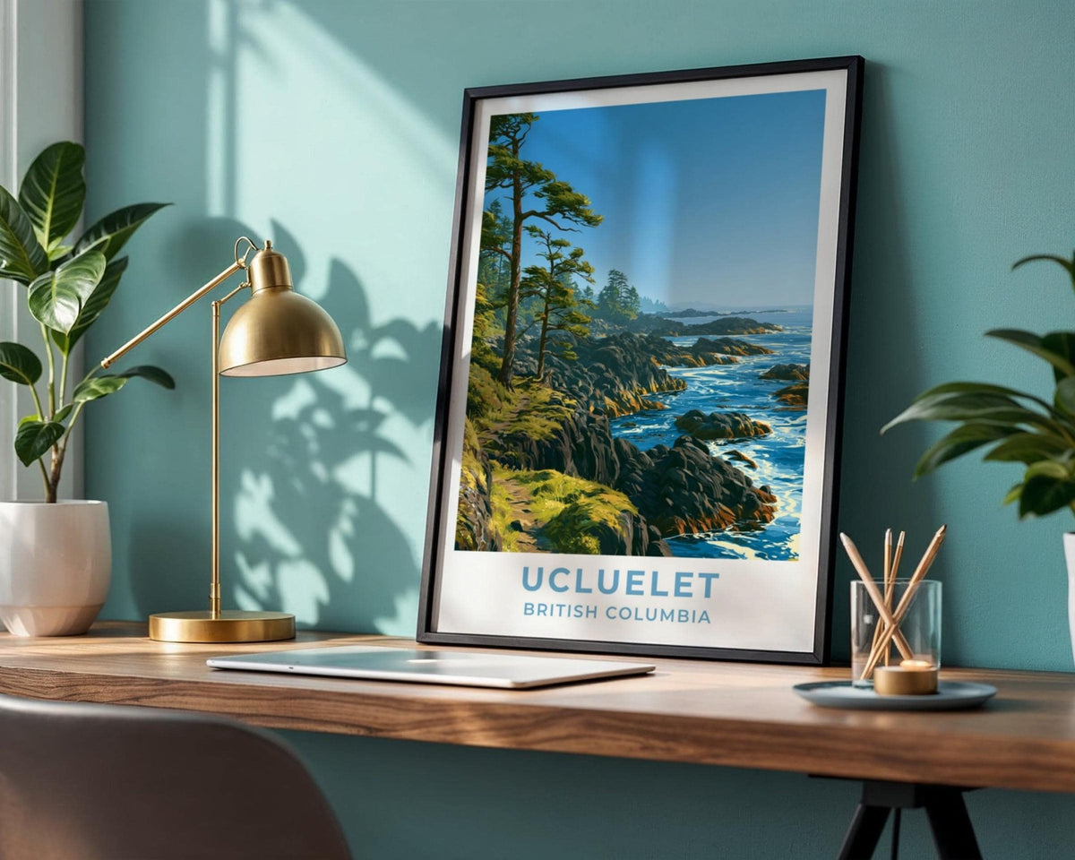 Ucluelet British Columbia Travel Poster - WanderWall