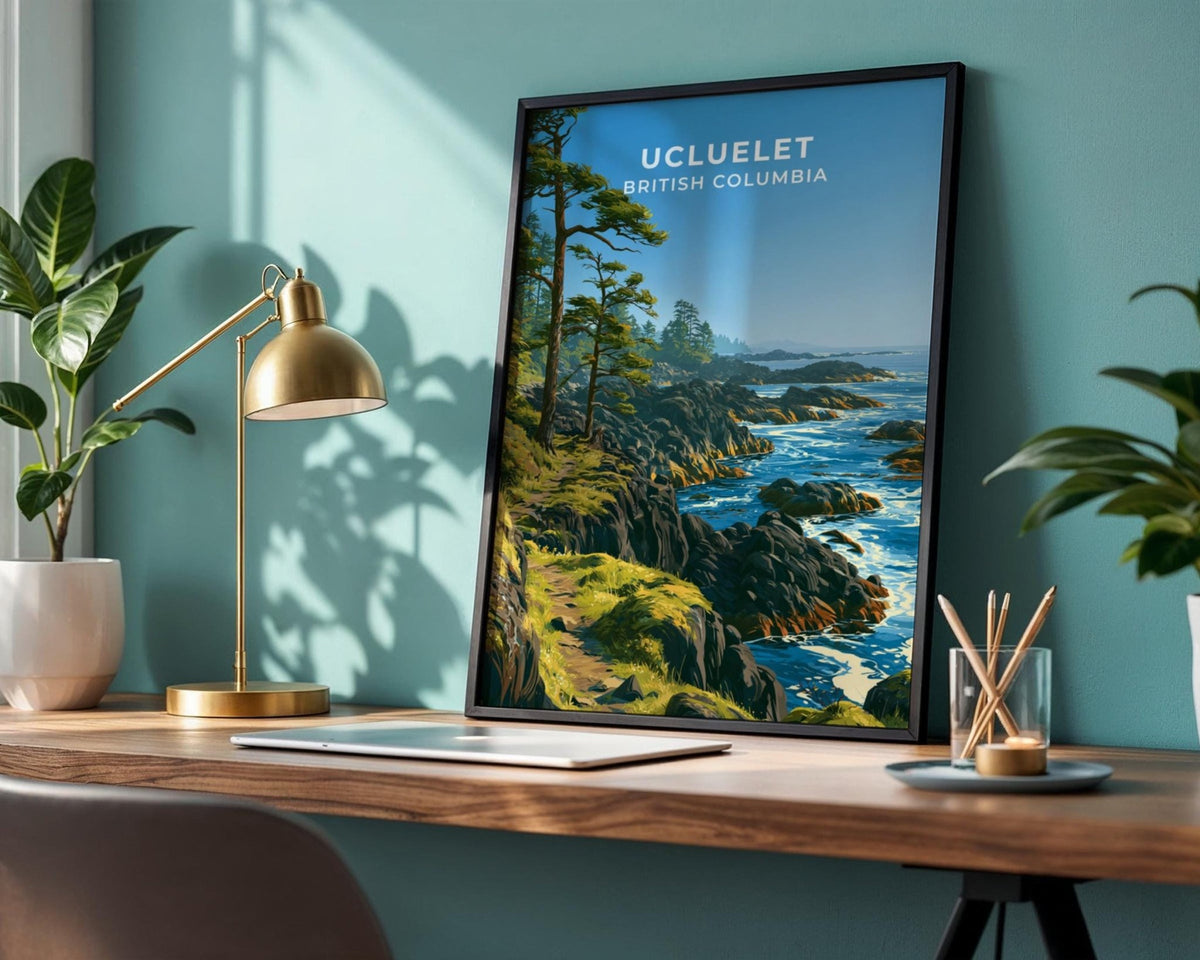 Ucluelet British Columbia Travel Poster - WanderWall