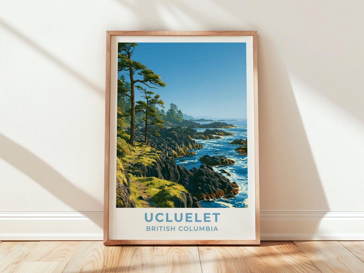 Ucluelet British Columbia Travel Poster - WanderWall