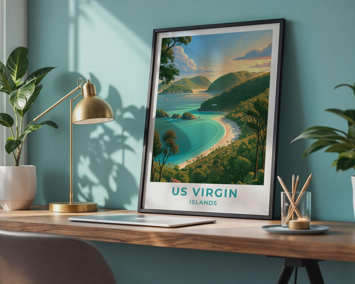 US Virgin Islands Poster - WanderWall