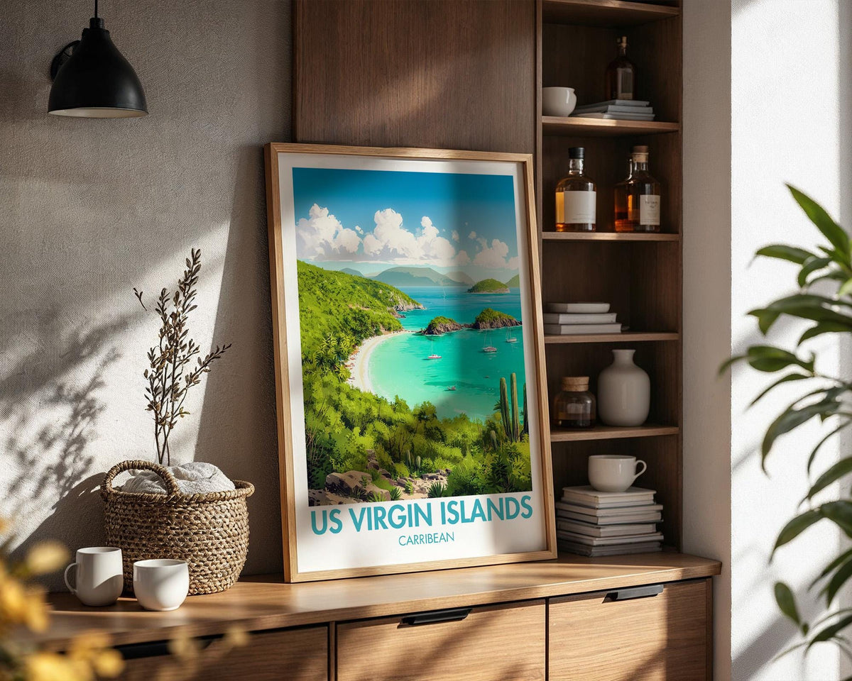 US Virgin Islands Poster - WanderWall
