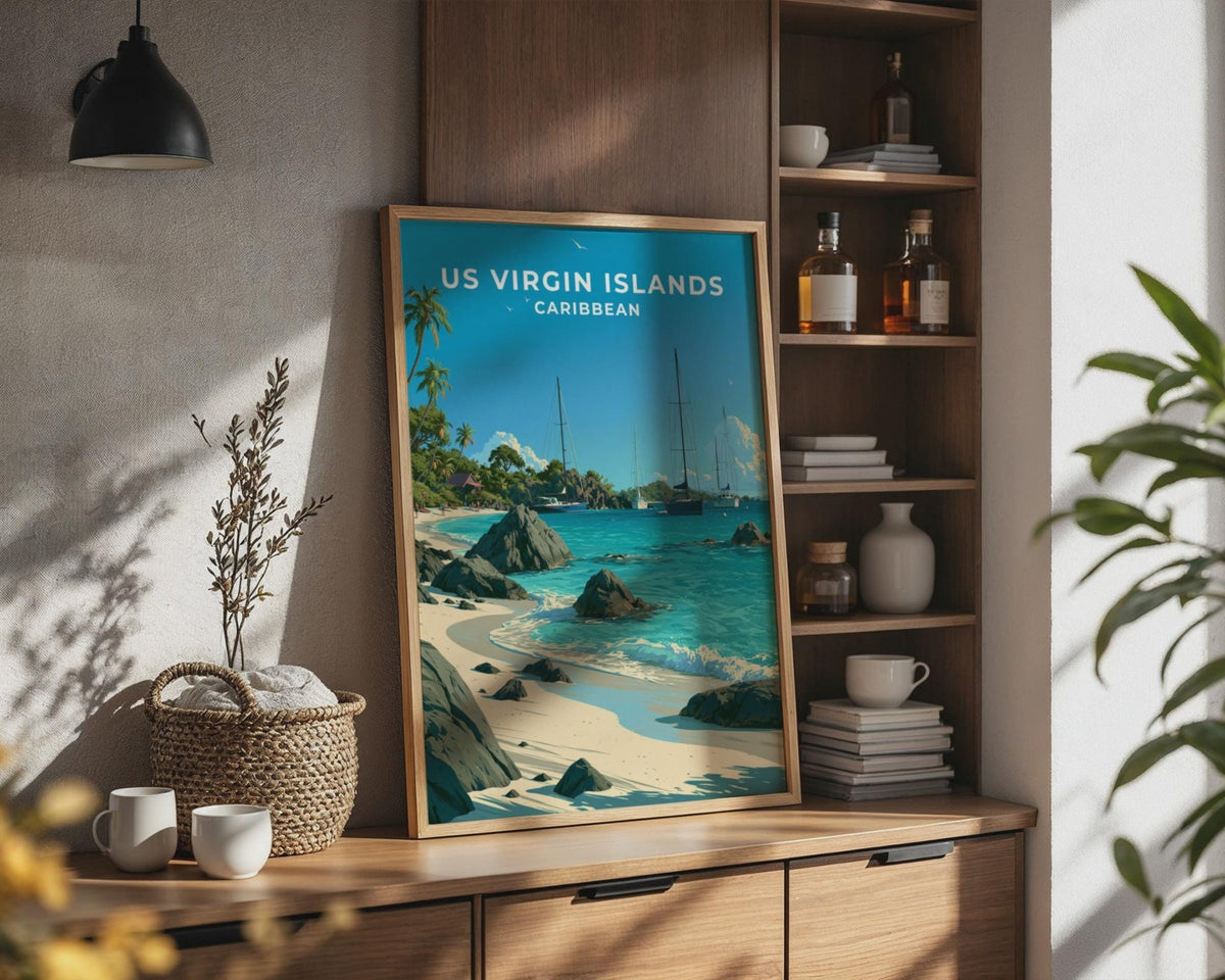 US Virgin Islands Poster - WanderWall