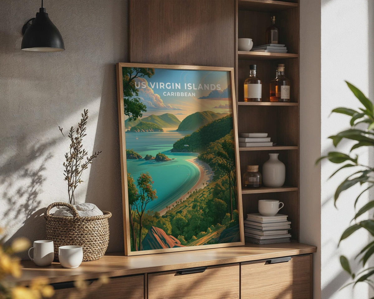 US Virgin Islands Poster - WanderWall