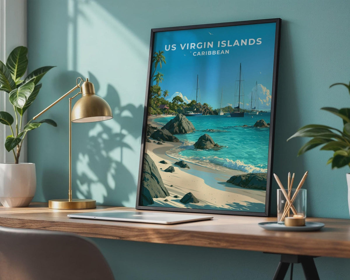 US Virgin Islands Poster - WanderWall