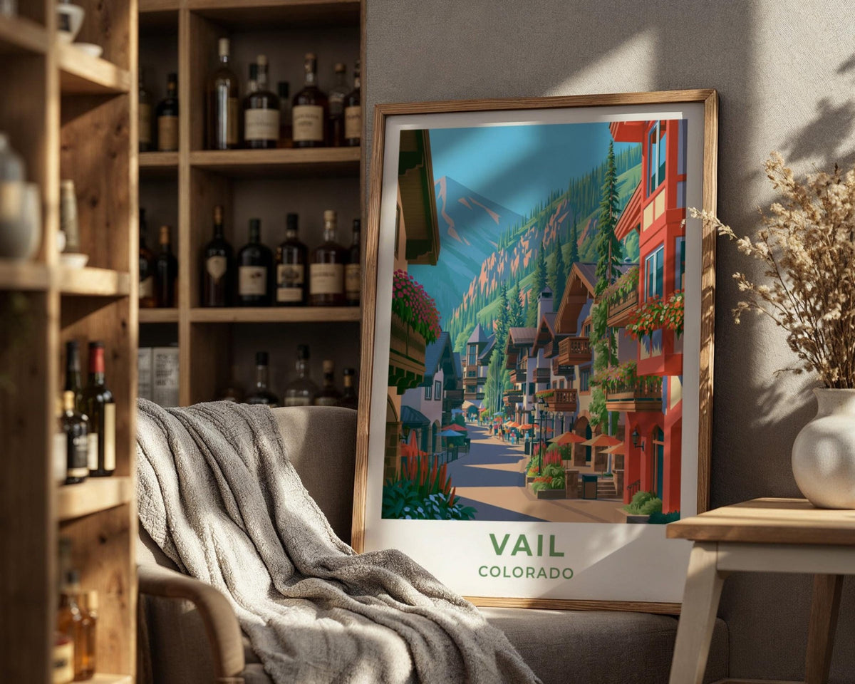 Vail Colorado Travel Poster - WanderWall