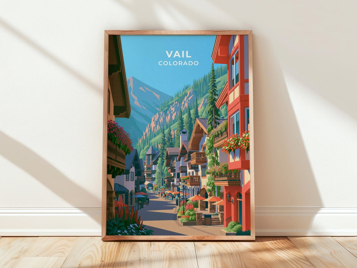 Vail Colorado Travel Poster - WanderWall
