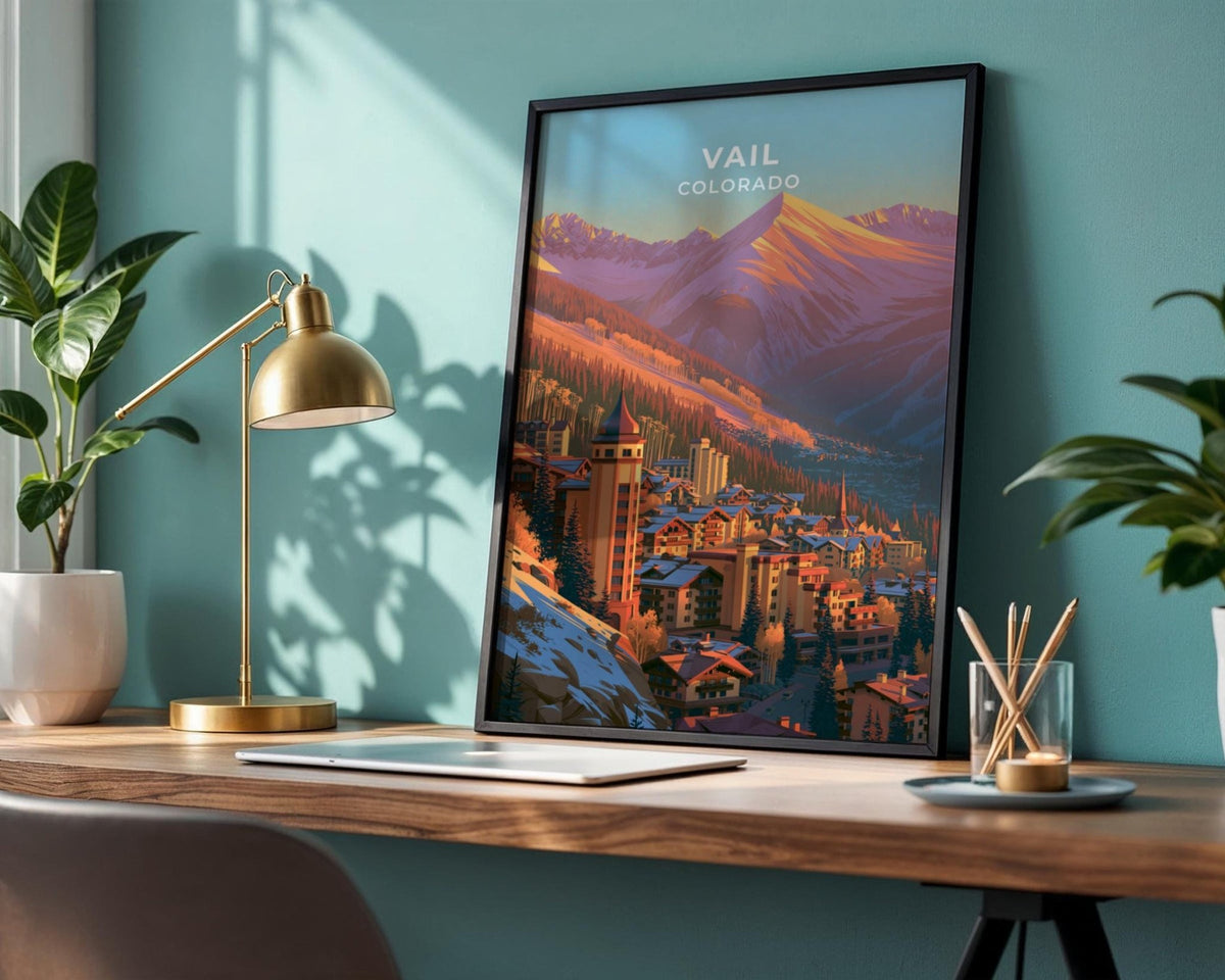 Vail Colorado Travel Poster - WanderWall