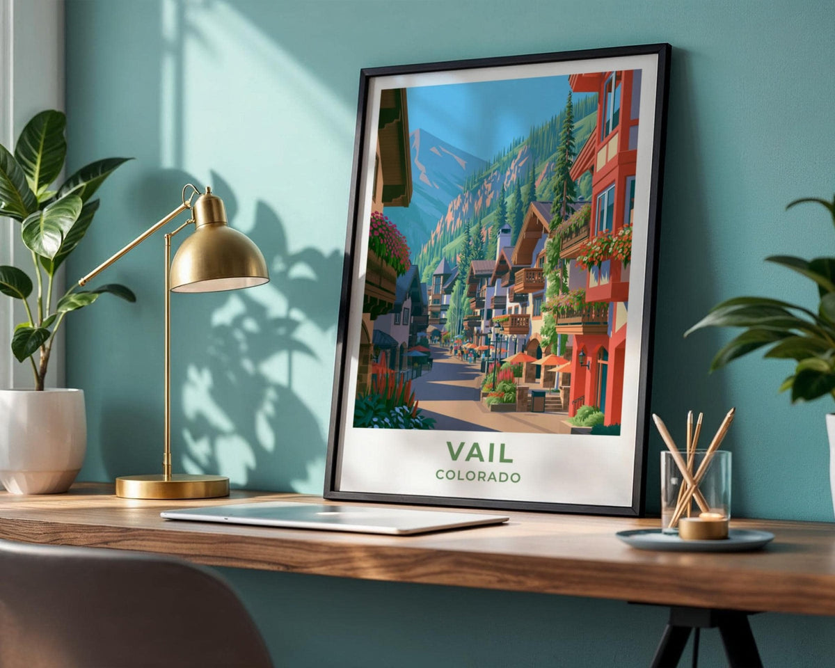Vail Colorado Travel Poster - WanderWall
