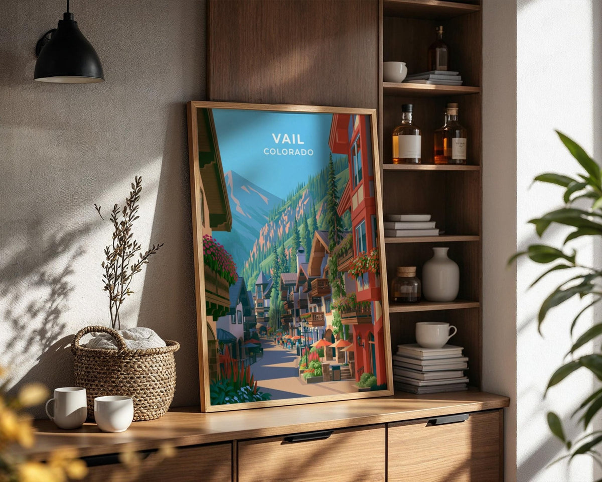 Vail Colorado Travel Poster - WanderWall
