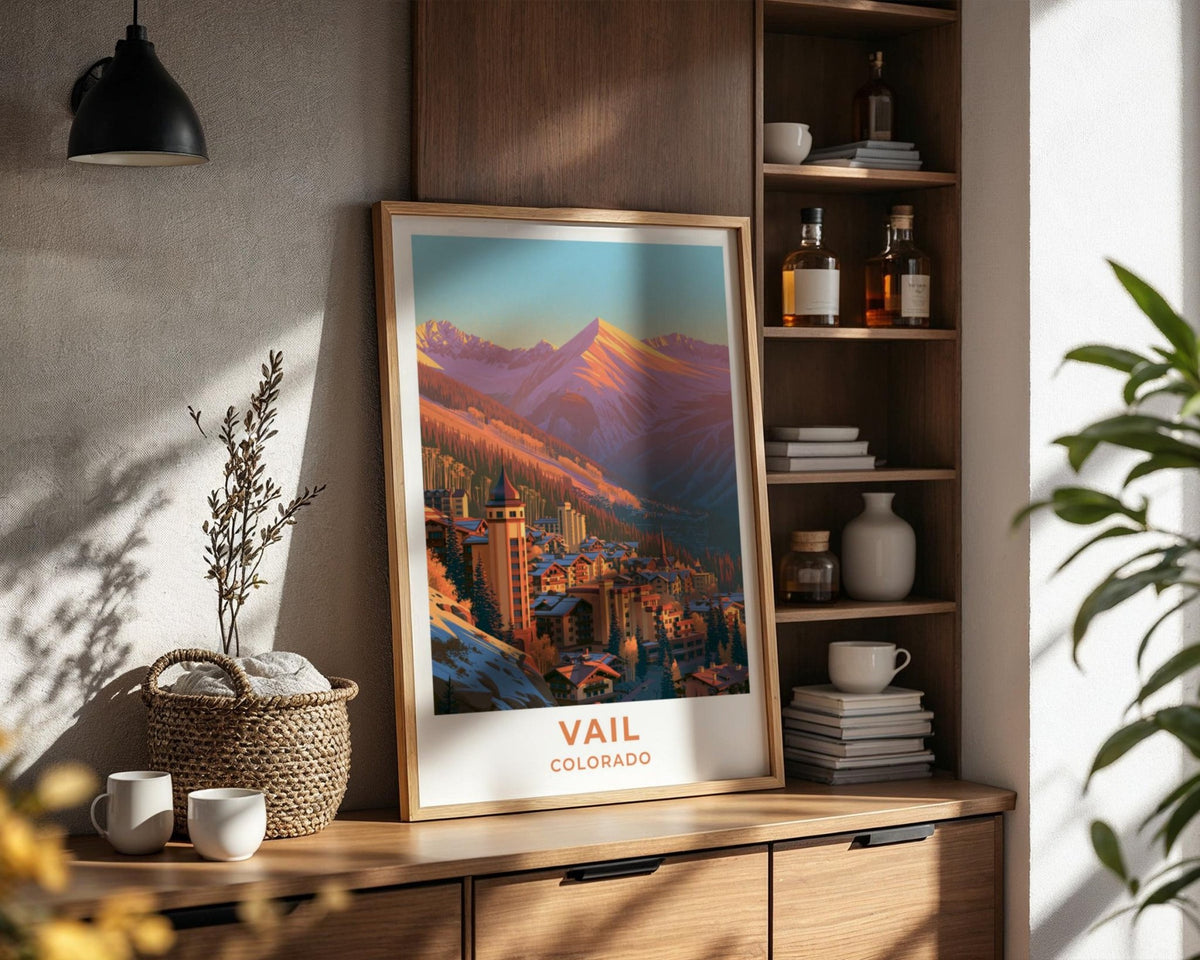 Vail Colorado Travel Poster - WanderWall