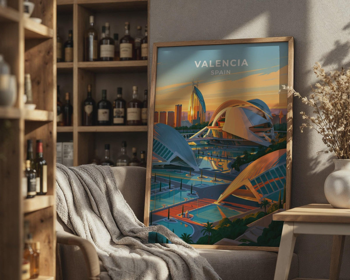 Valencia Poster - WanderWall