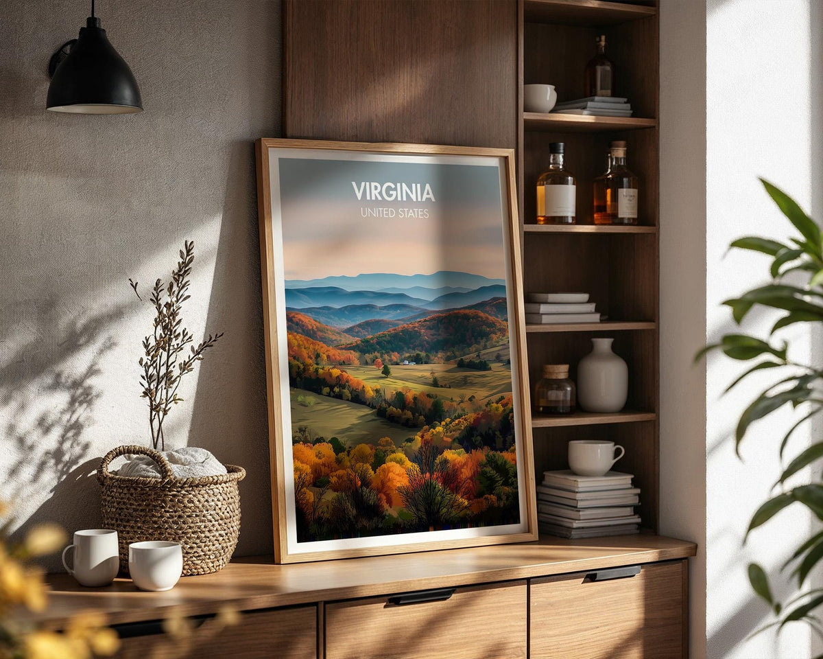 Virginia Poster - WanderWall