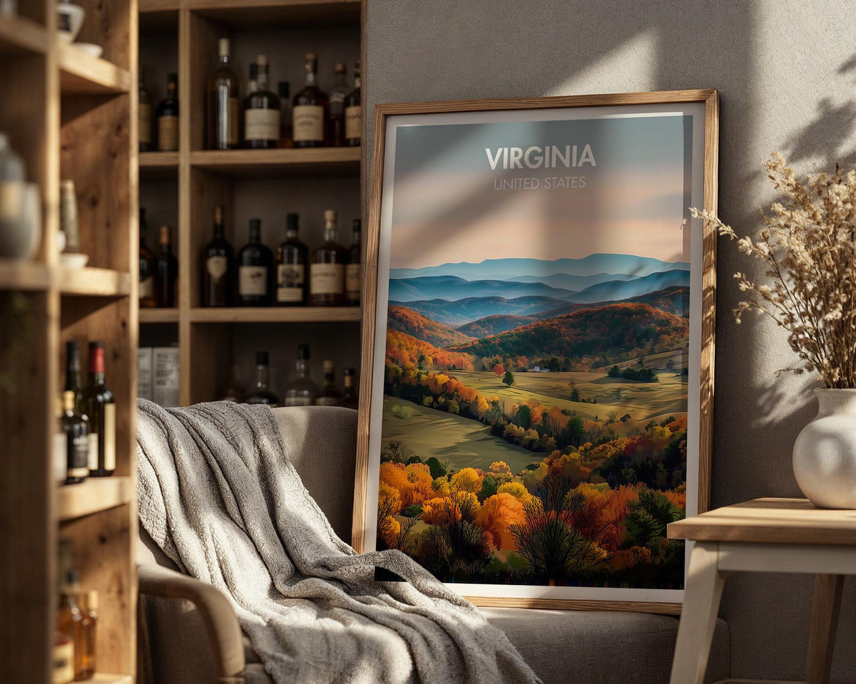 Virginia Poster - WanderWall