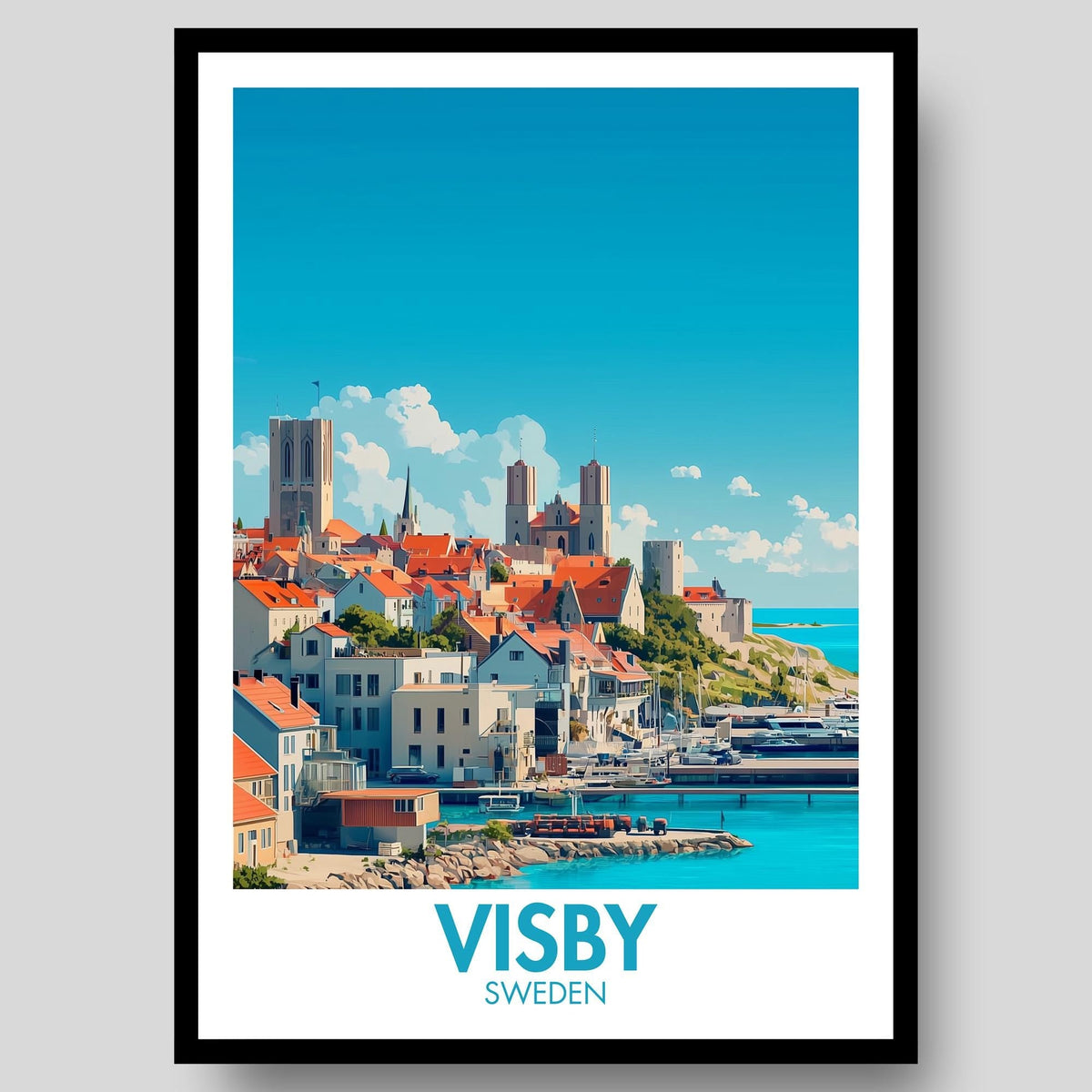 Visby Poster - WanderWall