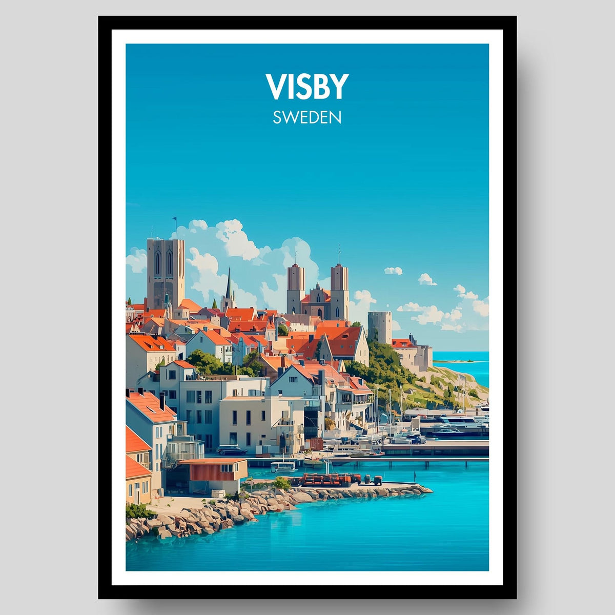 Visby Poster - WanderWall