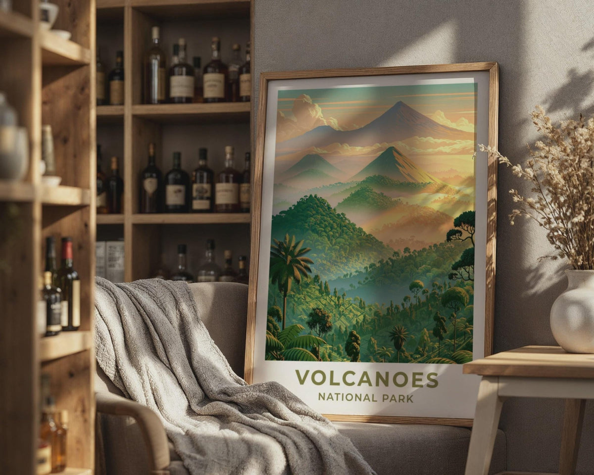 Volcanoes National Park Poster - WanderWall