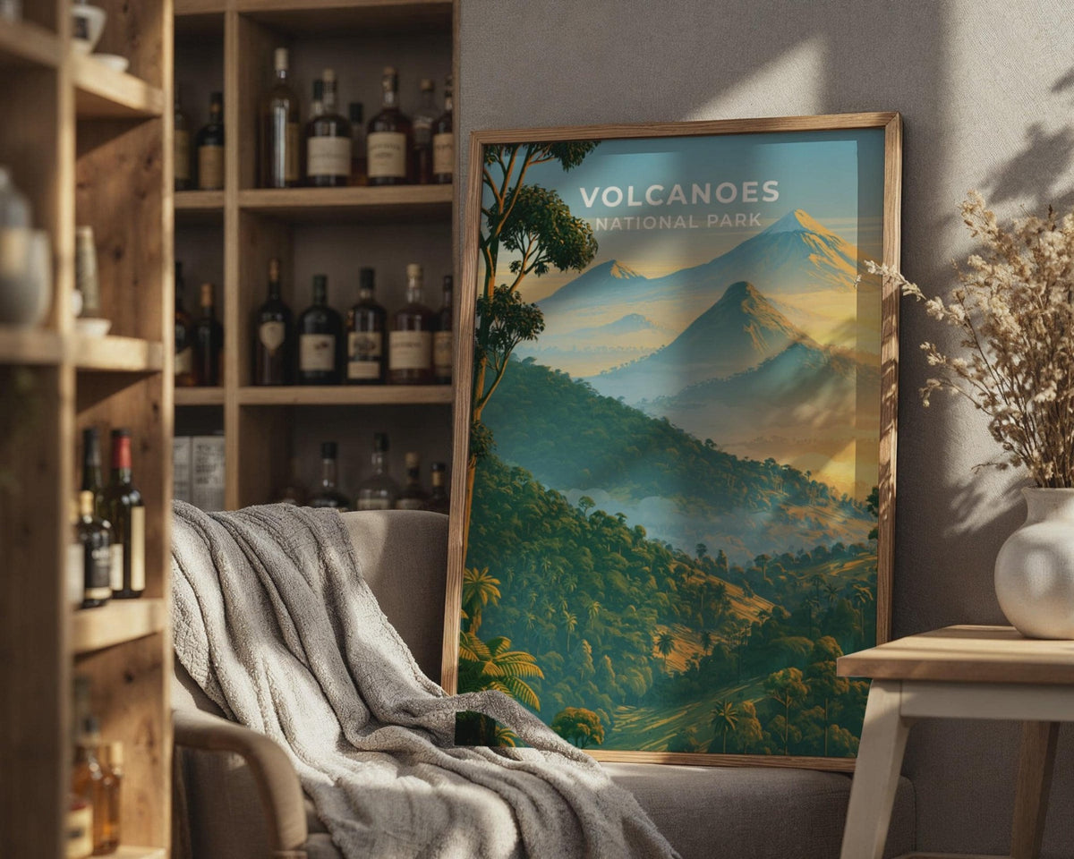 Volcanoes National Park Poster - WanderWall