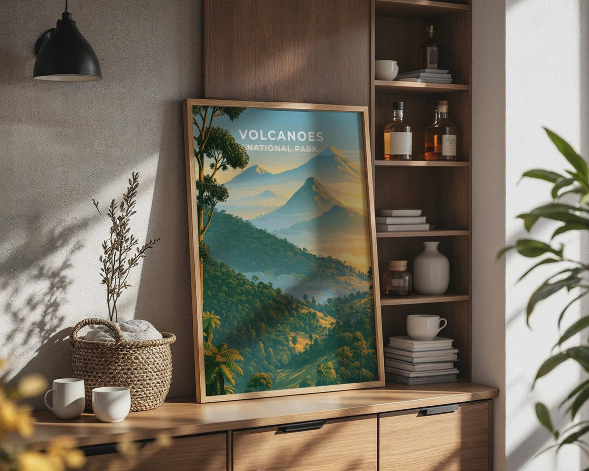 Volcanoes National Park Poster - WanderWall