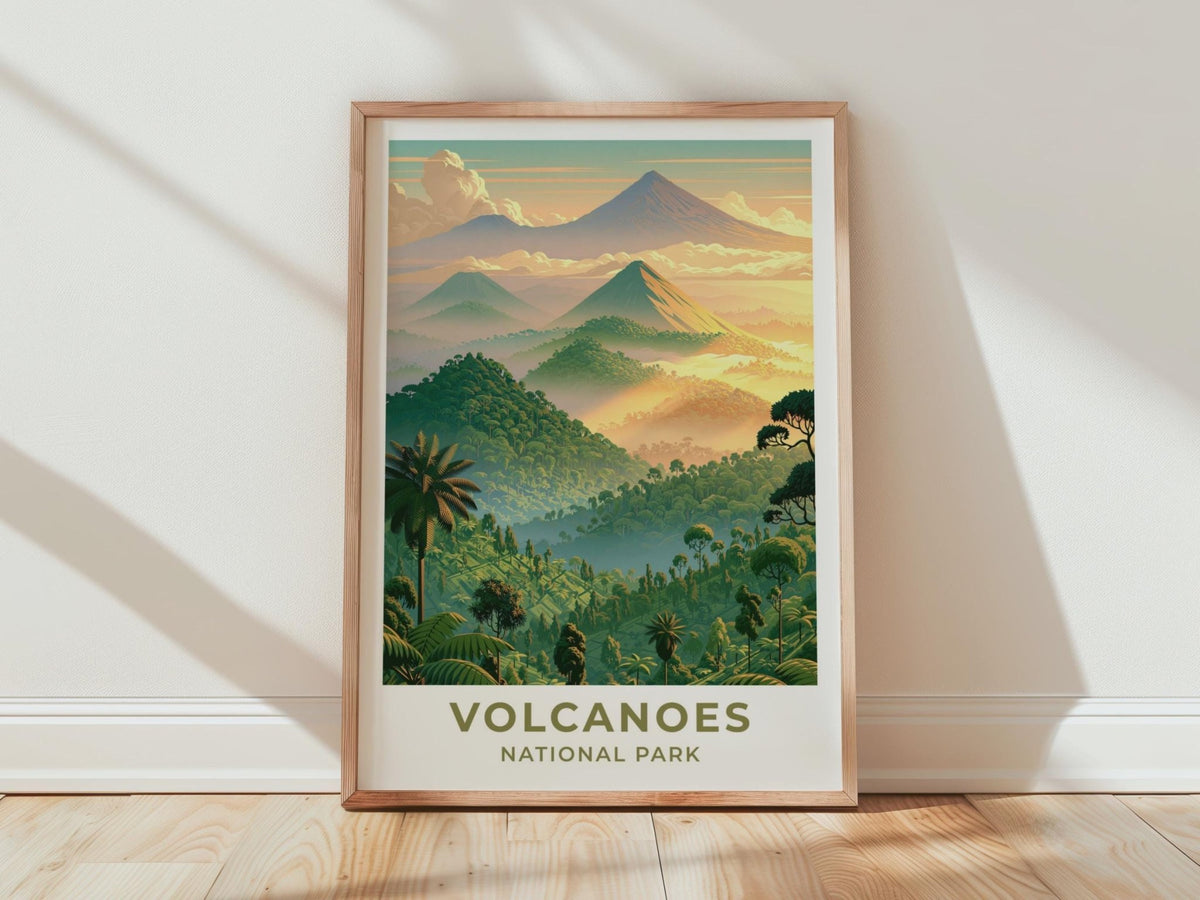 Volcanoes National Park Poster - WanderWall