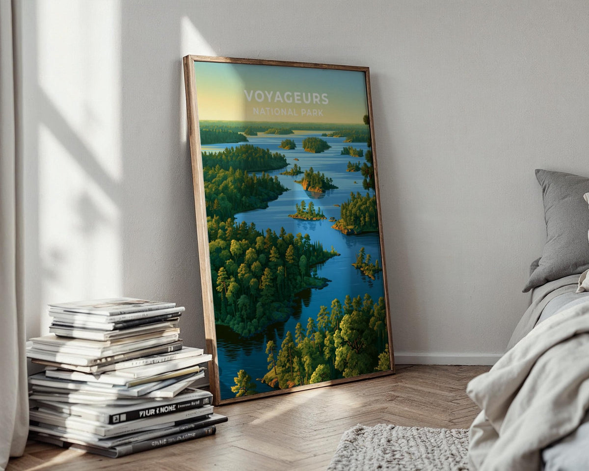 Voyageurs National Park Minnesota Travel Poster - WanderWall