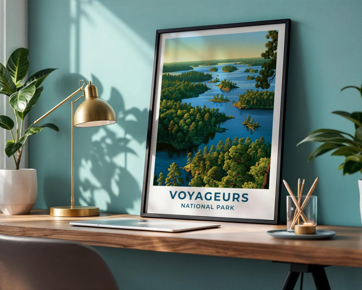 Voyageurs National Park Minnesota Travel Poster - WanderWall