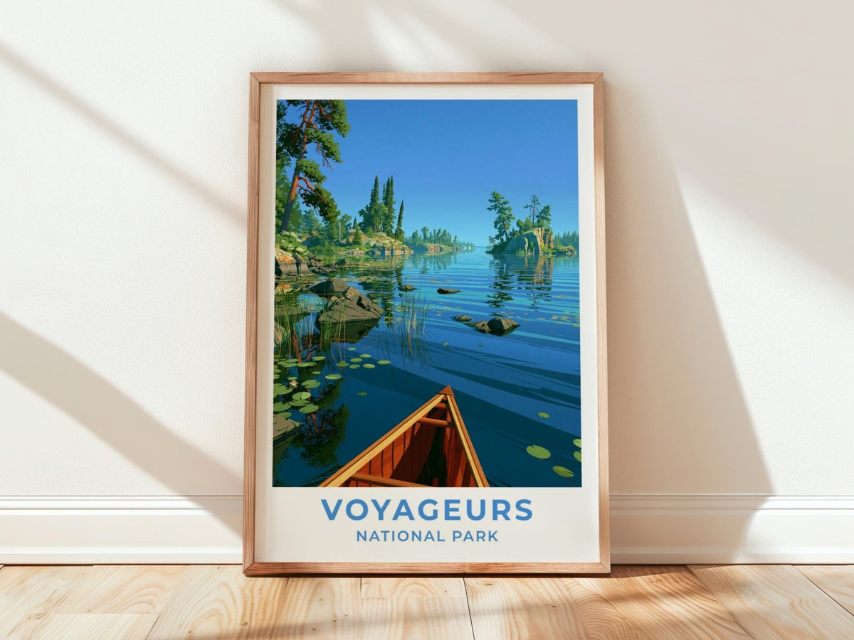 Voyageurs National Park Minnesota Travel Poster - WanderWall