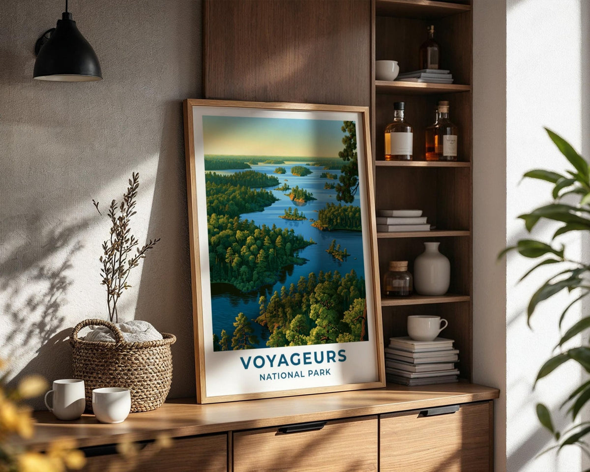 Voyageurs National Park Minnesota Travel Poster - WanderWall