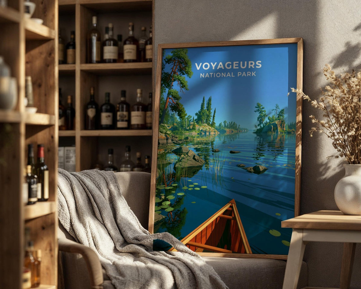 Voyageurs National Park Minnesota Travel Poster - WanderWall