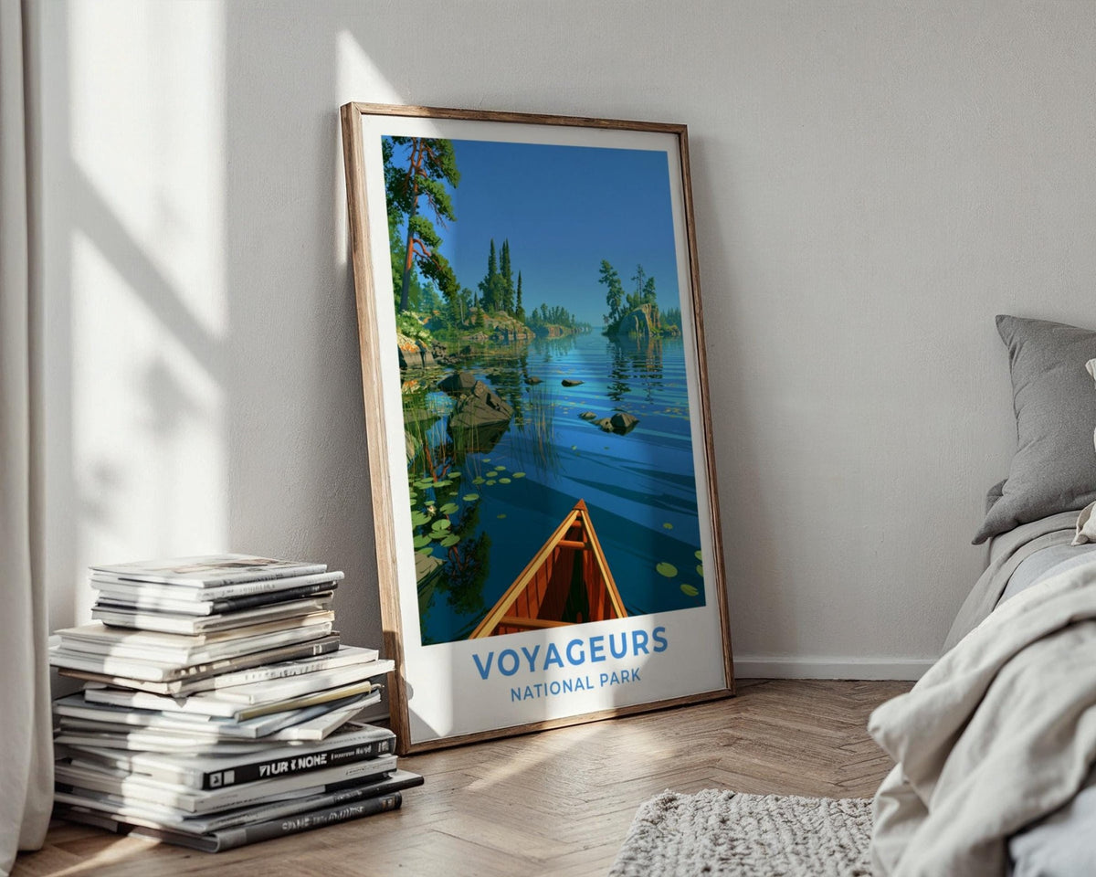 Voyageurs National Park Minnesota Travel Poster - WanderWall