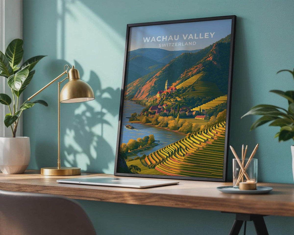 Wachau Valley Austria Travel Poster - WanderWall