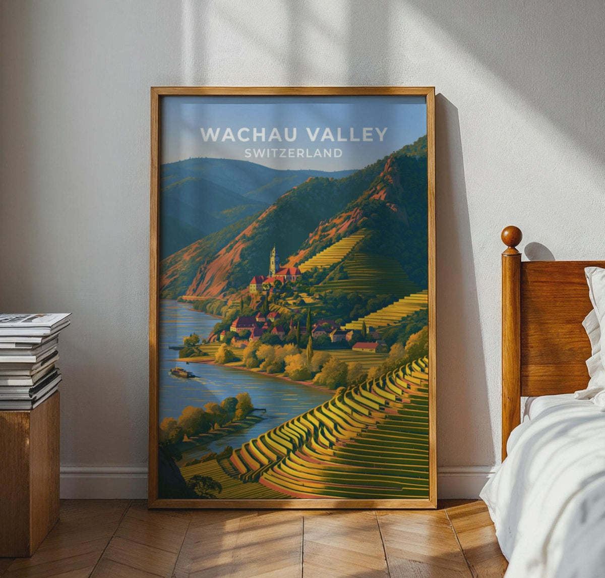 Wachau Valley Austria Travel Poster - WanderWall