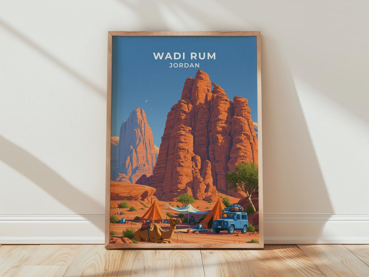 Wadi Rum Poster - WanderWall