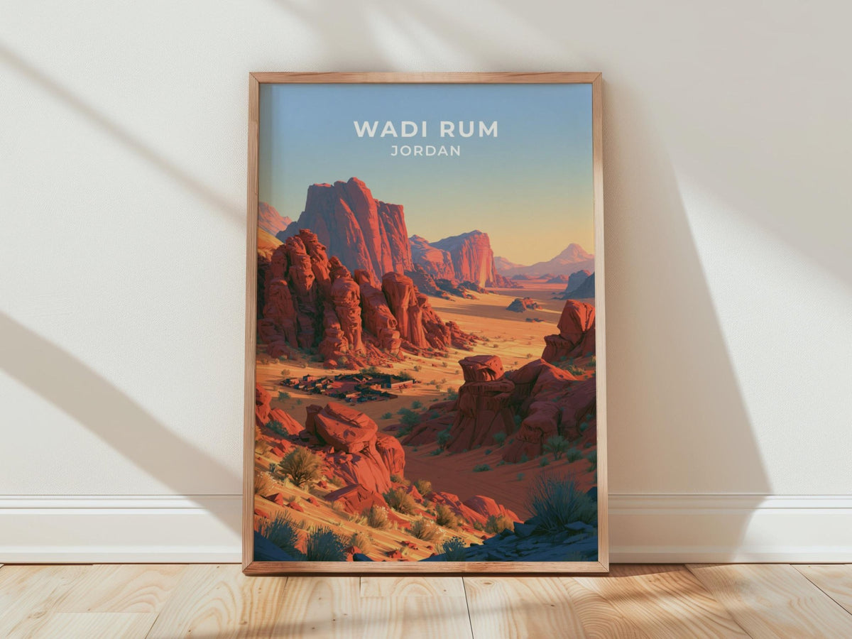Wadi Rum Poster - WanderWall