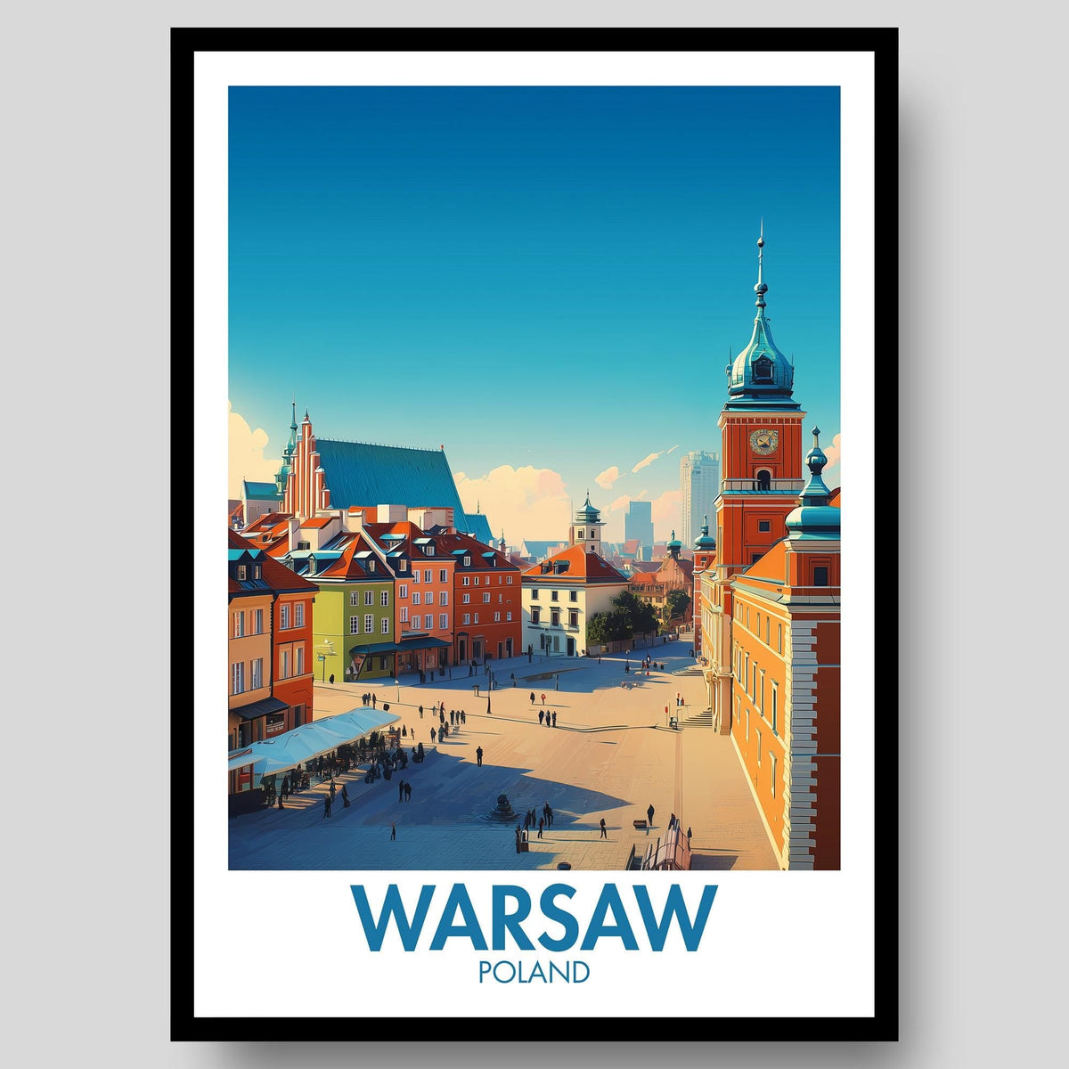 Warsaw Poster - WanderWall