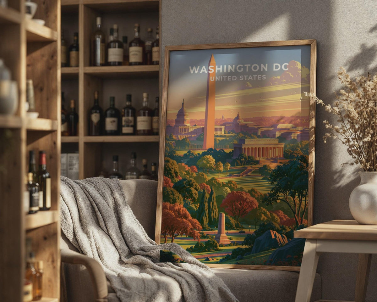 Washington DC Poster - WanderWall