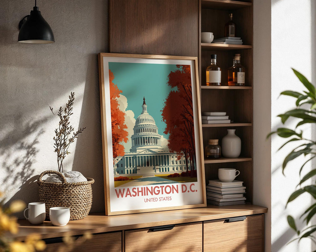 Washington D.C. Poster - WanderWall