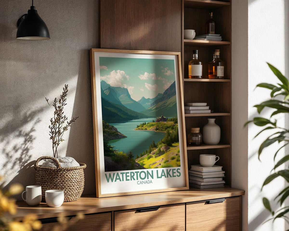 Waterton Lakes Poster - WanderWall