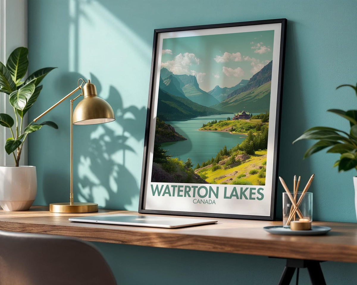 Waterton Lakes Poster - WanderWall