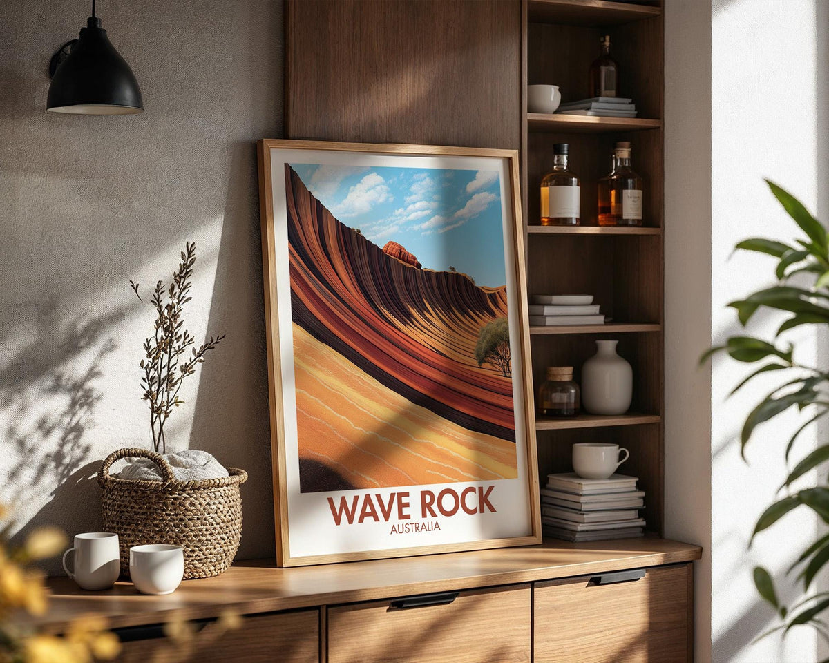 Wave Rock Poster - WanderWall