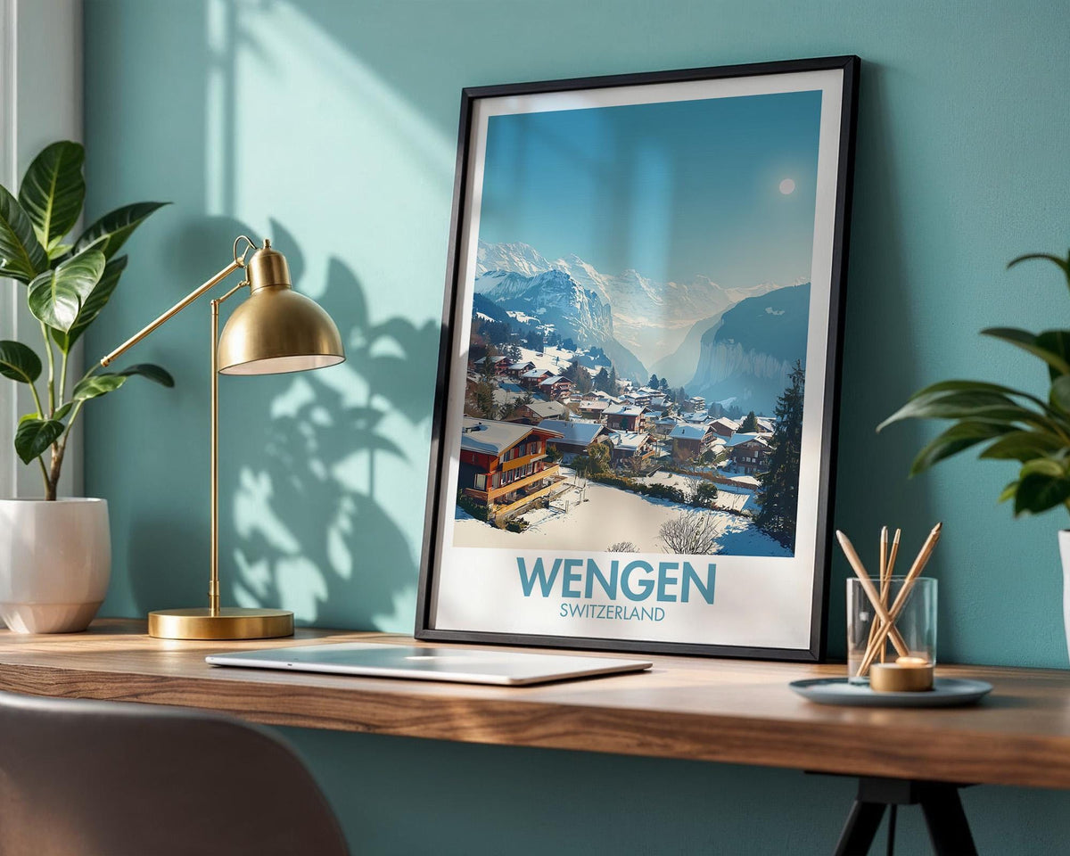 Wengen Poster - WanderWall