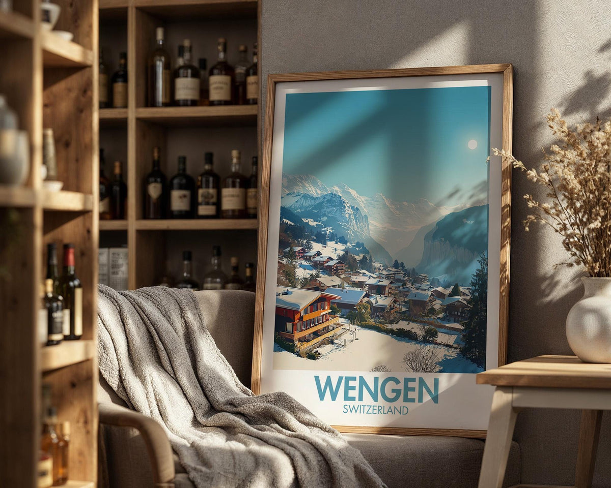 Wengen Poster - WanderWall