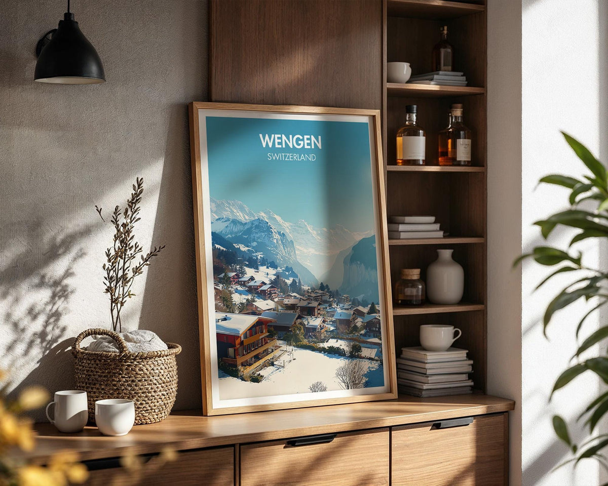 Wengen Poster - WanderWall